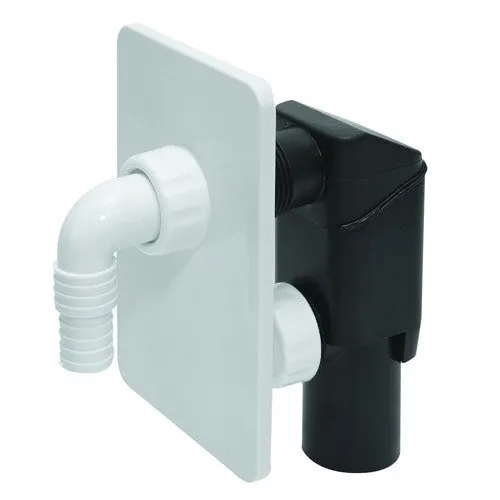 Weiß Verdeckte Waschmaschine Geschirrspüler Abfallrohr Abflussfalle