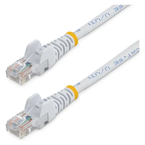 StarTech 3m White Cat 5e Patch Cable (U/UTP, CAT5e, 3 m) (45PAT3MWH)