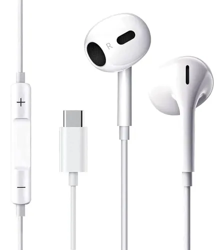 USB-C In-Ear Kopfhörer mit Kabel, Mikrofon  Fernbedienung, HiFi-Stereo Halb-I...