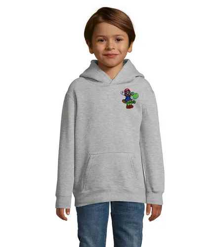Nintendo Yoshi & Mario Retro Kinder Hoodie