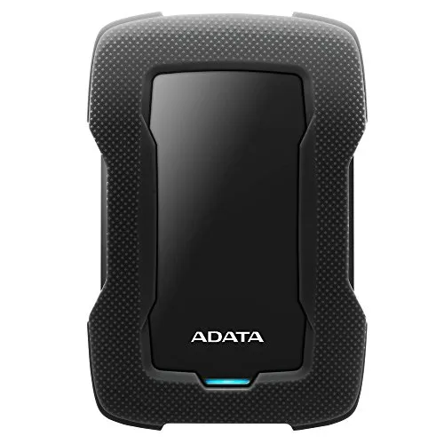 HD330 Externe Festplatte 1TB - Schwarz - Externe Festplatte mit 1 TB Speicher, tragbar und schnell dank USB 3.1, bietet zusätzlichen Schutz durch 256-Bit-AES-Verschlüsselung.