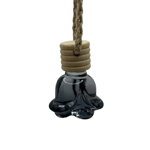WonderWax Auto Duft Lufterfrischer Blumendesign 6 ml|Marzipan|Innenraum Deko Parfüm Car Scent Baum Geruch Luxus Aufhänger