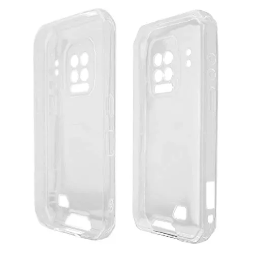 caseroxx Schutzhülle für Ulefone Armor 9 / Armor 9E in transparent – Flexibles TPU-Case aus stoßfestem Gummi, passgenaue Handy-Tasche mit Kantenschutz & rutschfestem Grip