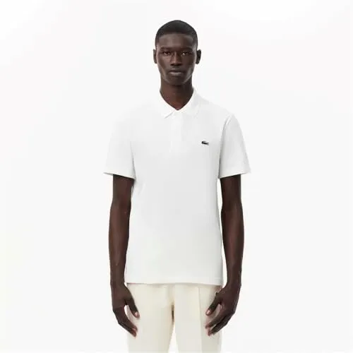 Lacoste Regular Fit Poloshirt mit Label-Badge, Größe L - Poloshirt für Herren aus Baumwoll-Elasthan-Mix mit klassischem Polokragen und angenehmem Tragekomfort, ideal für vielseitige Anlässe.