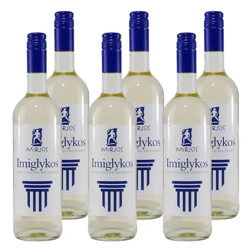 Mirios Imiglykos Weißwein -halbtrocken- (6 x 0,75L)