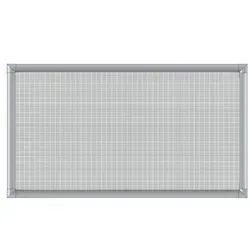 APANA Lichtschachtabdeckung - Selbstbausatz 80 cm x 150 cm - Pflanzenzubehör für Kellerschächte, schützt zuverlässig vor Schmutz und Tierchen mit robustem Edelstahlrahmen und schwarzem Gewebe.