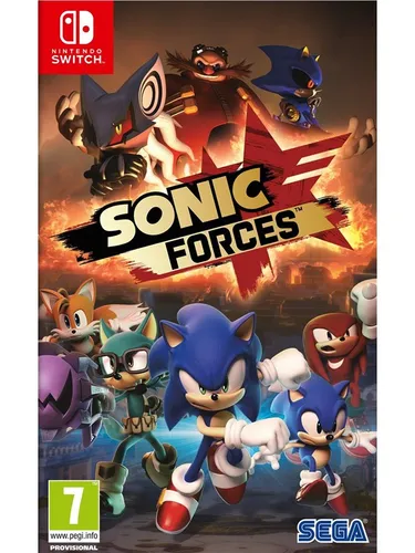 Sonic Forces - Nintendo Switch - Actionspiel für die ganze Familie - Erlebe rasante Action mit Sonic und Freunden in diesem spannenden Abenteuer für die Nintendo Switch, ideal für Spieler ab 7 Jahren.