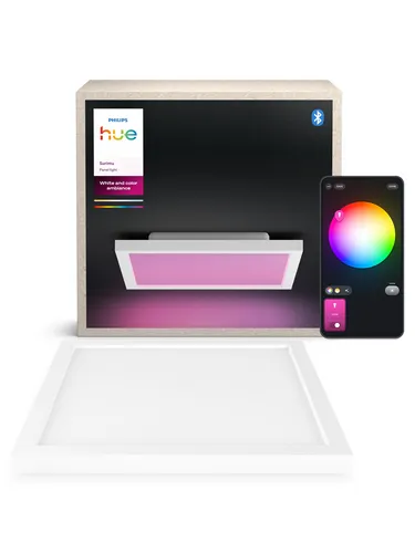 Philips Hue Surimu Panel Square 30 x 30 cm, 25W in weiß von Philips