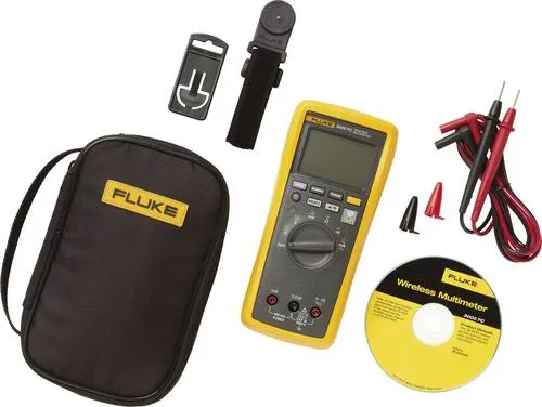 Fluke FLK-3000FC/TPAK COMBO KIT Hand-Multimeter - Spannungsprüfer mit Fluke Connect für drahtlose Messungen bis 20 m, ideal für Instandhaltungstechnikern zur einfachen Datenerfassung und Fehlerbehebung.