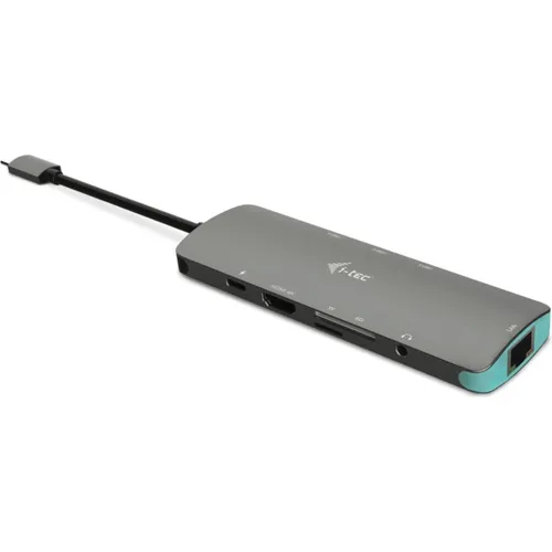 i-tec USB-C 4K Metall Nano Docking Station - Weiteres Notebook-Zubehör mit 4K HDMI, 100W Power Delivery und 3x USB 3.0 für schnelle Datenübertragung, ideal für vielseitige Anschlussmöglichkeiten.