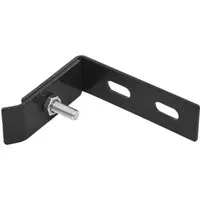 vidaXL Wand-Eckverbinder 10 Sets Anthrazit - Gartenzäune: Robuste Wandverbinder für sichere Doppelstabmattenzäune, langlebig durch verzinkten Stahl und Edelstahl, Lieferung umfasst 10 Sets.