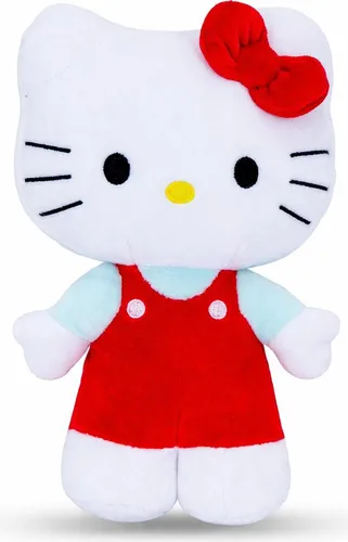 Hello Kitty Kuscheltier Plüschtier 23 cm mit Schleife