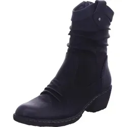 Rieker Reißverschlussstiefel schwarz 36 EU - Stilvolle Reißverschlussstiefel in Schwarz, ideal für den Alltag. Mit einem bequemen Blockabsatz und wärmendem Fleece-Innenmaterial bieten sie optimalen Tragekomfort.