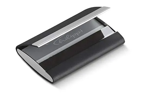 Philippi Giorgio Visitenkartenhülle, 10 cm, Schwarz von Philippi