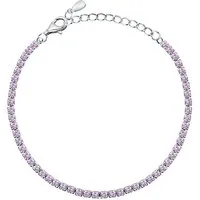 Valeria Armband 89086434 aus recyceltem 925er Silber in lila von Valeria