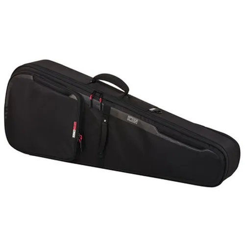 Gator ICON Series Bag für Dreadnought Akustikgitarren - Halbstarrer Gitarrenkoffer für Dreadnought-Gitarren mit wetterfestem 1000D-Nylon und weichem Innenfutter. Ideal für sicheren Transport und einfache Handhabung dank verstellbarer Halsstütze und großem Zubehörfach.