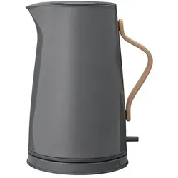 Stelton Emma Wasserkocher 1,2 l - Stilvolles Design mit Buchenholzgriff, sicherer Ausguss und skandinavische Ästhetik