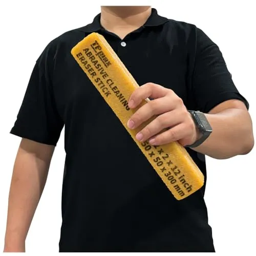 Schleifbandreiniger Schleifband-Reinigungsblock 300 x 50 x 50 mm | Hochwertiger Naturkautschuk | Verlängert die Lebensdauer von Schleifbändern & Schleifscheiben