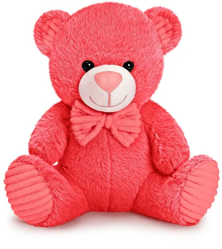 Mousehouse Gifts - Plüschbär - Stofftier - Rosa - 27 x 25 x 17 cm