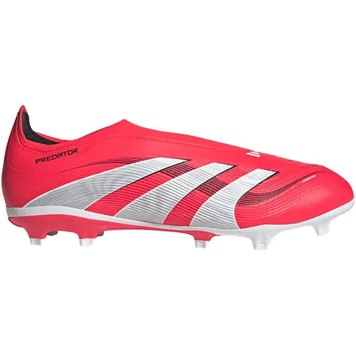 adidas Unisex Predator League Laceless Fußballschuhe - Vielseitige Fußballschuhe mit Hybridfeel Obermaterial und Strikescale Gummilamellen für optimalen Ballkontakt, perfekt für verschiedene Platzarten.
