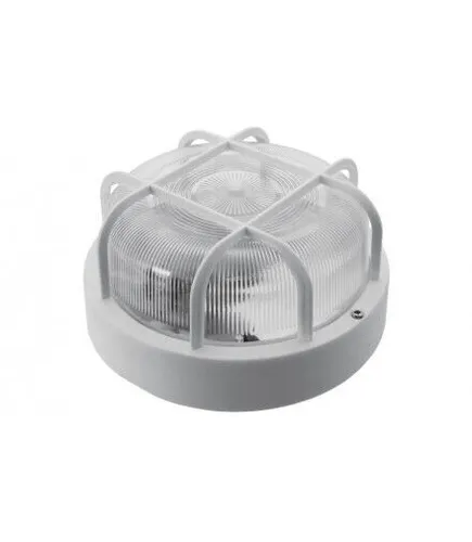 Rundleuchte Lampe Strahler 100W 230V 16A Kristallglas Fassung E27 Schwarz IP44