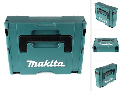 Makita Makpac 1 Größe 1 Systemkoffer P-02369 - Werkzeugkoffer, stapelbar und mit herausnehmbaren Einsätzen für flexible Aufbewahrung, ideal für Profis und Heimwerker.