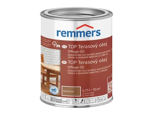 Remmers Pflege-Öl anthrazitgrau intensiv 0,75 Liter - Holzpflegeöl für innen und außen, wasserabweisend und wetterfest – schützt Holz vor Austrocknung und Vergrauung mit intensiven Farbtönen für eine einheitliche Gestaltung.