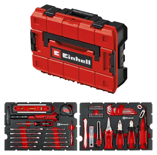 Einhell E-Case Werkzeugkoffer Umzug 79-tlg. – Ideal für Einsteiger