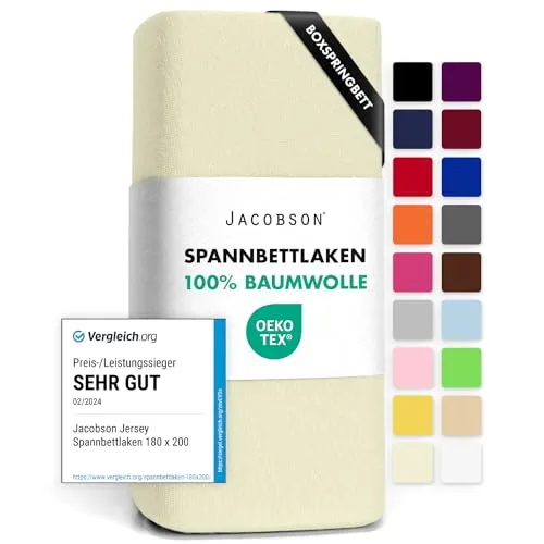 Bettlaken Beige von JACOBSON