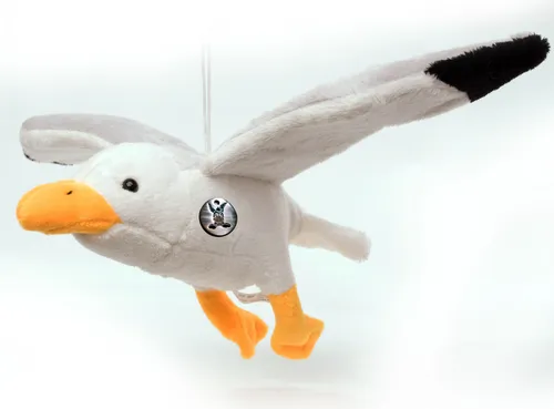 Möwe Kuscheltier Vogel Silbermöwe Mittelmeermöwe Heringsmöwe Plüschtier BADOS