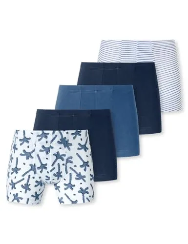 Schiesser Jungen 2 Pack Sportslip Unterwäsche Feinripp - Boxershorts für Jungen, aus 100% Organic Bio Baumwolle, im praktischen Fünferpack mit Softbund für höchsten Tragekomfort ohne Zwicken.