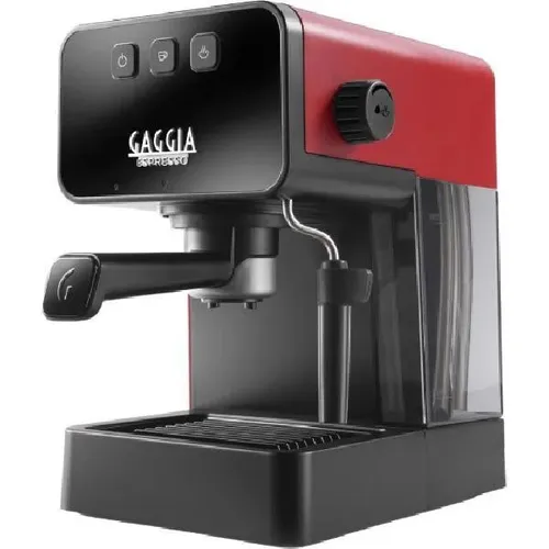 Gaggia EG2111/03 Espresso Style Siebträgermaschine lava red - Siebträgermaschine für perfekten Espresso, 15 Bar Pumpendruck und Vorbrühfunktion für intensives Aroma, ideal für Kaffeeliebhaber.