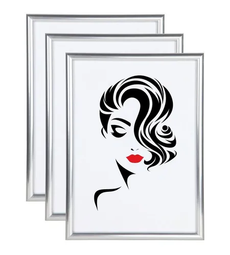 IDEAL TREND Bilderrahmen 3er 5er Set Classic Leichter Kunststoff Bilder Foto Rahmen Poster Sc