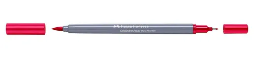 FABER CASTELL GOLDFABER AQUA DUAL MARKER PERMANENT KARMIN NEU OVP