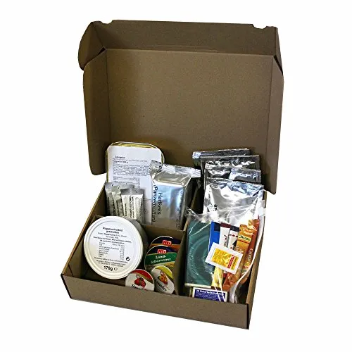 Bundeswehr EPa Typ I – Cevapcici | Einmannpackung Tagesration Bundeswehr Standard | Originalartikel & BW-Qualität | ca. 1.800 kcal | Notverpflegung für Outdoor, Krisenvorsorge & Camping