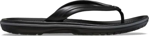 Crocs Zehensandalen Crocband Flip schwarz/grau von Crocs