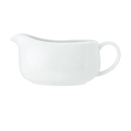 Mikasa Chalk Porzellan-Sauciere/Sauciere, 700 ml, beschriftet, Schwarz