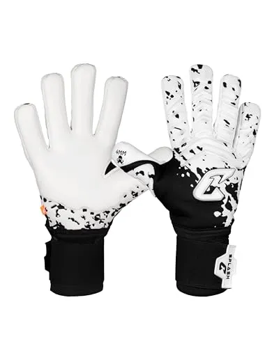 CATCH & KEEP Torwarthandschuhe Splash Magic White - Profi Octopus Grip - Torwarthandschuhe mit 4mm Octopus Grip für maximales Fangverhalten, Neopren-Backhand für perfekten Sitz und extra Fingerschutz für mehr Sicherheit.