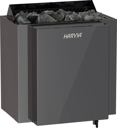 Harvia Qubic Combi BlackSteel BQ90S 9 kW Saunaofen - Robuster Saunaofen mit Verdampfer, ideal für entspannende Wellnessmomente. Perfekt für den professionellen Einsatz in Saunen.