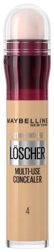 Maybelline New York Abdeckstift, Instant Anti-Age Effekt Concealer, Löscher Mit Mikro-Lösch-Applikator, Nr. 04 Honey, 6,8 Ml