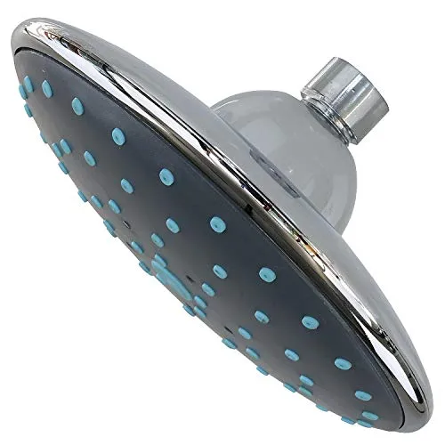 Sanixa Eleganter Duschkopf GO14160, Chrom-Finish, 16 cm Durchmesser, Flexibel Verstellbares Kugelgelenk für Luxuriöses Duscherlebnis Dusckopf brausekopf Kopfbrause rund