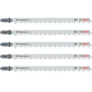 Bosch Stichsägeblätter PRO Hardwood fast T344DF, für Hartholz, 5 Stück