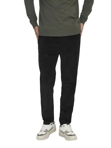 ONLY & SONS Herren Sweatpant ONSLINUS TAP Corduroy 0185 von ONLY & SONS