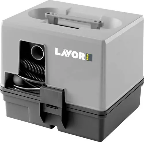 Lavor COMPACT WORKER PRO Nass-/Trocken Autostaubsauger 1000W - Nass- & Trockensauger mit schallgedämpftem Motor, ideal für Fahrzeugreinigung und Montageeinsatz, inklusive integrierter Steckdose für Elektrowerkzeuge.