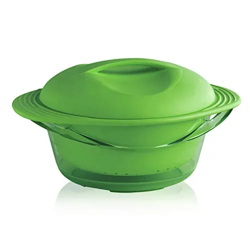 Mastrad Dampfgarer - All-in-One Küchenhelfer für gesundes Kochen - Dampfgarer für vielseitiges Kochen, Garen und Aufbewahren. Temperaturbeständig und spülmaschinenfest, bewahrt er Vitamine und Aromen für gesunde, leckere Mahlzeiten.