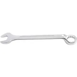 Maul-Ringschlüssel SW 55 mm - gekröpft und robust - Schraubenschlüssel aus Chrom-Vanadium-Stahl, ideal für schwer zugängliche Schrauben. Kalt geschmiedet mit tief gekröpftem Ringende für besseren Grip.