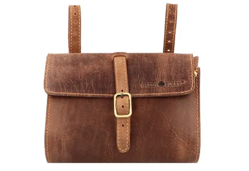 Greenburry Vintage Fahrradtasche XL aus Leder - Fahrradtasche aus der Vintage Serie, ideal für Flickzeug und Ersatzschlauch. Robustes Leder, praktische Befestigungsschlaufen und leichtes Design für unbeschwerte Fahrten.