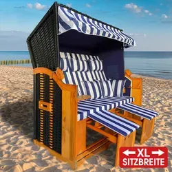 BRAST® Strandkorb Ostsee 3-Sitzer XL für 2-3 Personen von BRAST