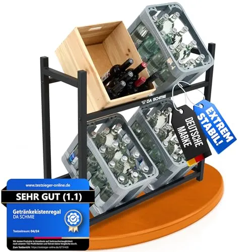 Weinregale Schwarz von DA SCHMIE