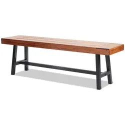 VEVOR Gartenbank 160 cm in schwarz von Vevor